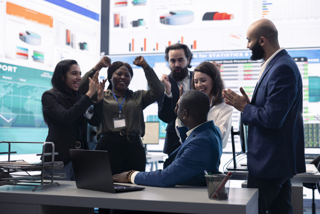 business administrator celebrating expansion progr 2024 07 31 23 59 08 utc 1