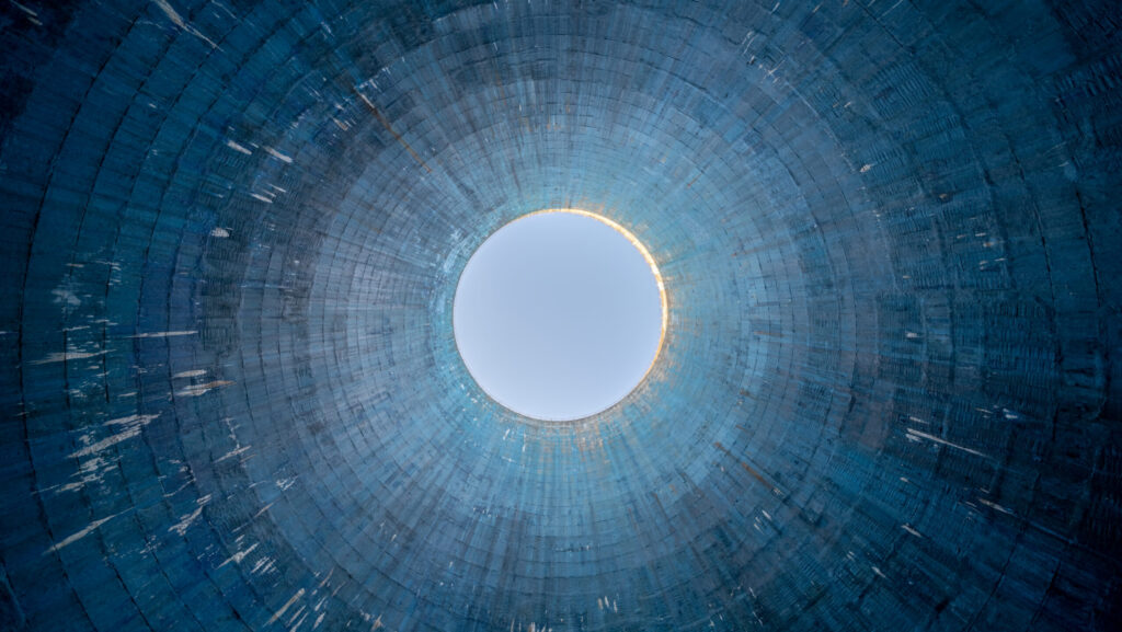 inside of a cooling tower with a light in the back 2023 11 27 05 03 39 utc scaled e1731381310649