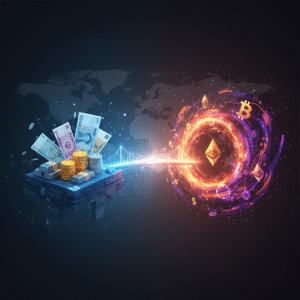 【2025完整指南】加密貨幣 vs 法定貨幣:10大核心差異與穩定幣趨勢分析