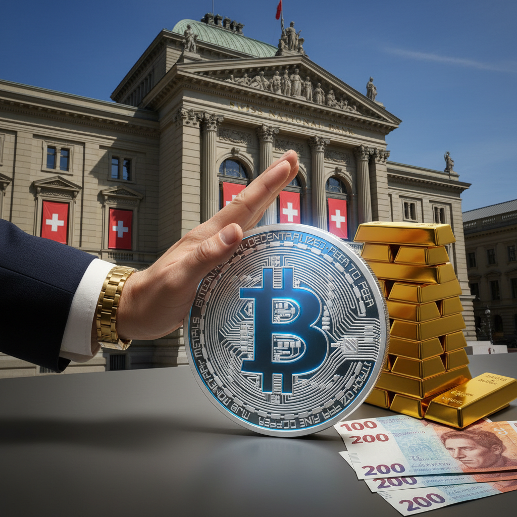 瑞士央行比特幣儲備爭議：主席拒絕,公投連署風險全解析