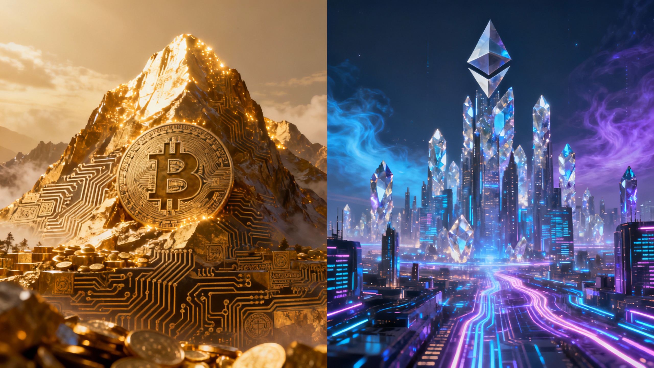 比特幣與以太坊：兩大主流幣的價值