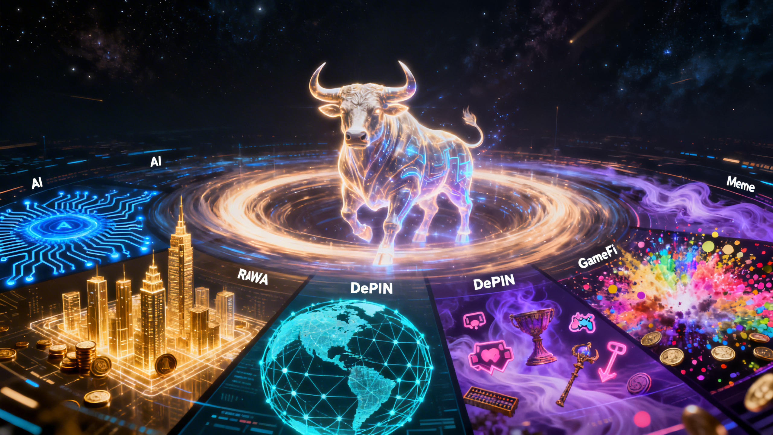 2026 幣圈炒作順序全預測:從 AI 到 DePIN,如何佈局下輪牛市潛力賽道?