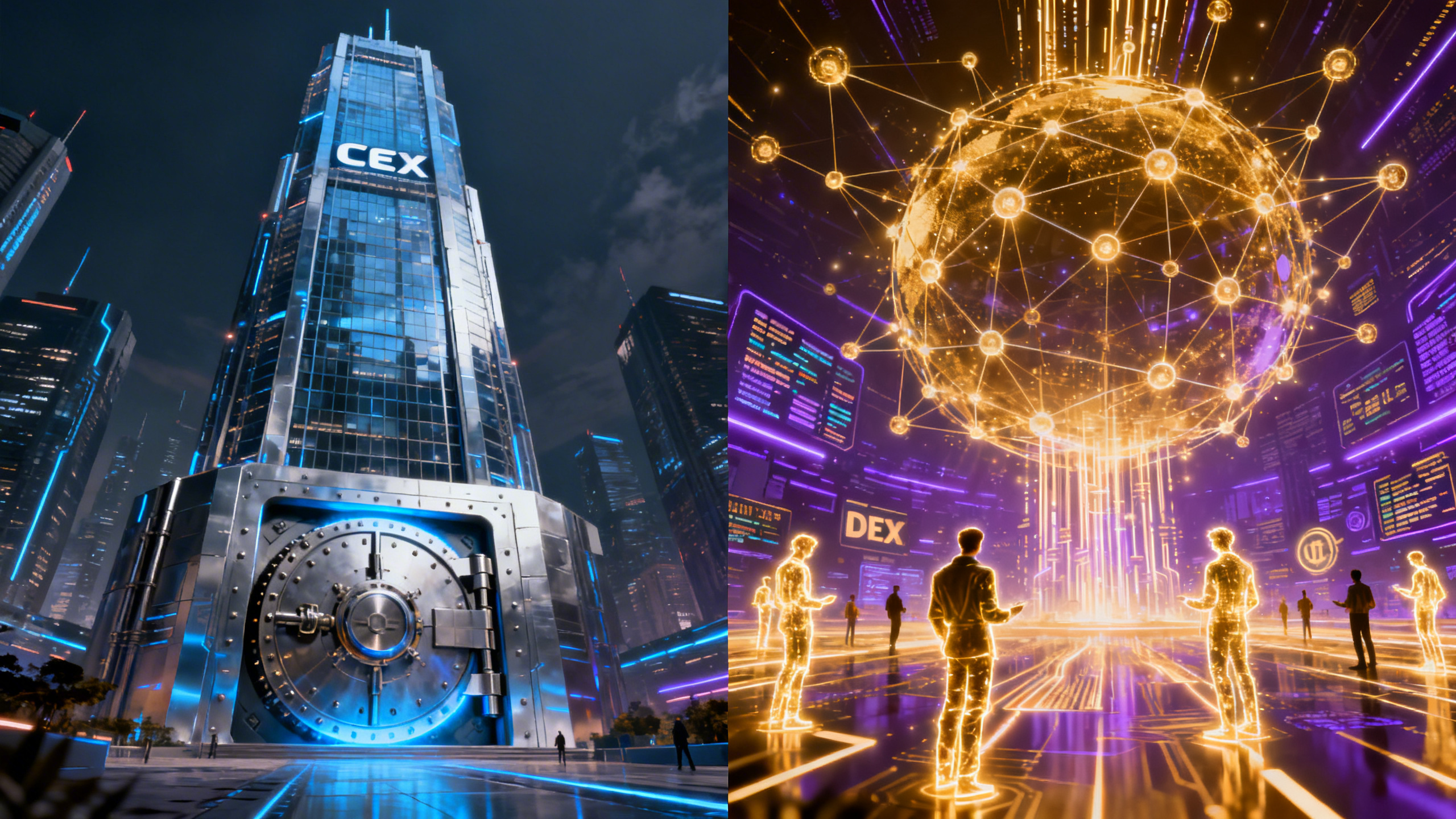 【2026最新】CEX vs DEX 交易所完整比較:一篇看懂優缺點、手續費與安全性,新手該選哪個?