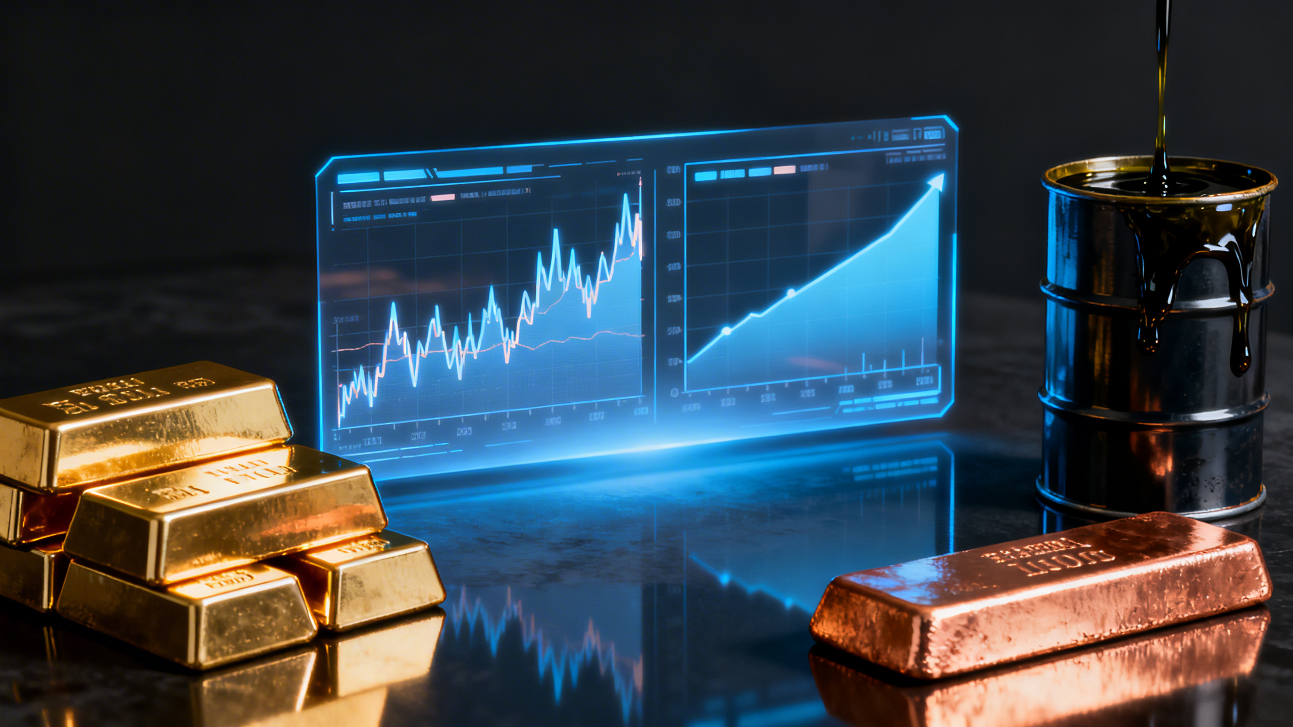 除了比特幣還能買什麼?2026大宗商品交易新手指南,一次搞懂原油、黃金交易