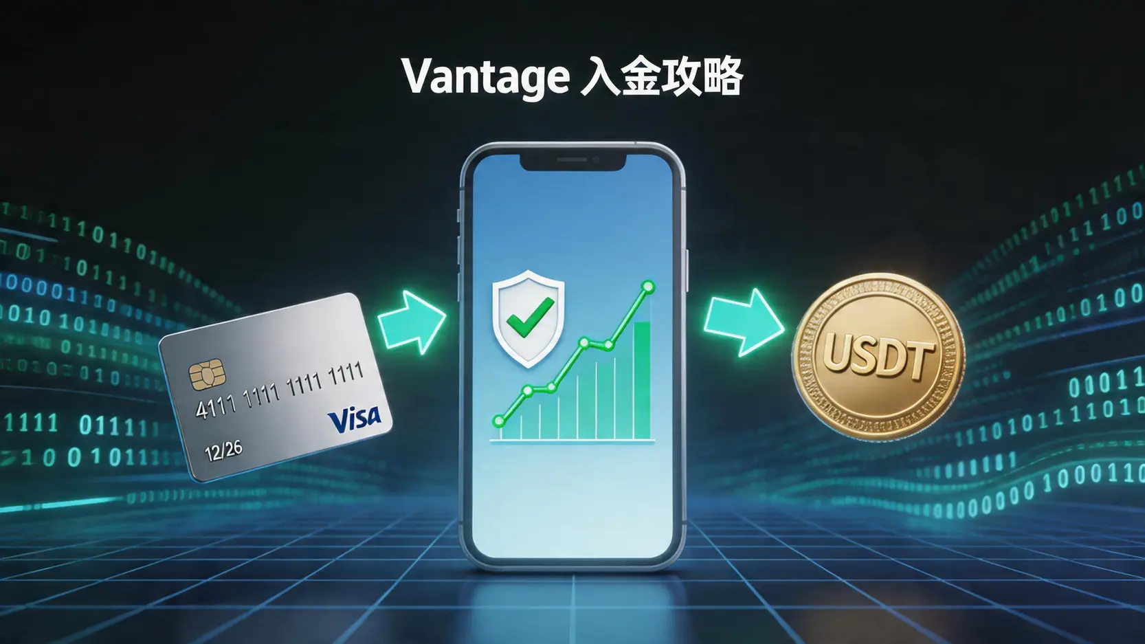 Vantage 入金教學:信用卡、USDT 加密貨幣入金全攻略 (圖文詳解)